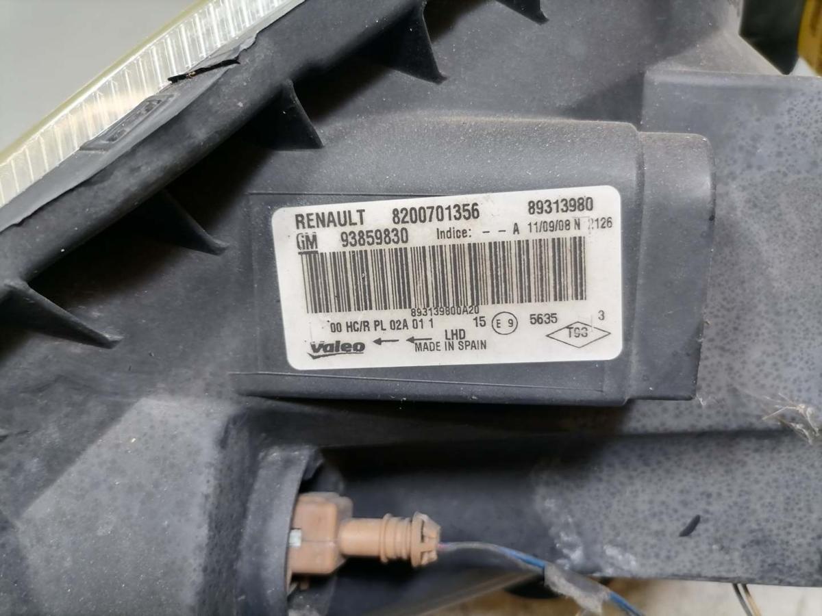Renault Trafic 2 original Scheinwerfer vorn rechts Halogen Facelift Bj.2008